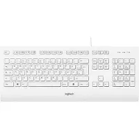 Logitech K280E Pro f/ Business toetsenbord Kantoor USB QWERTZ Duits Wit