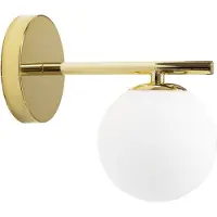 Toolight Gouden wandlamp - modern design - Ø14 cm - G9 fitting
