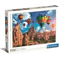 Clementoni - Puzzel - 1000 Stukjes - Ballonnen in Cappadocië - Puzzel Voor Volwassenen - High Quality Collection