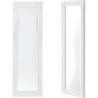 En.casa Wandspiegel Livorno met barok lijst 132x42x3,5 cm wit