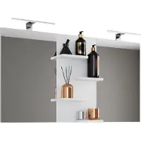 VCM Brede badkamerspiegel Wandspiegel Hangspiegel Badkamerspiegel Budasi Planchet Brede badkamerspiegel Wandspiegel Hangspiegel Badkamerspiegel Budasi Planchet