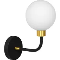 Toolight Wandlamp APP1301-1W Zwart Goud