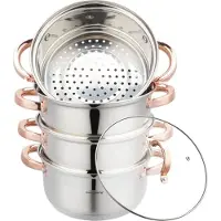 Klausberg 7730 - stoompan - 5 delig - 20cm - rvs - alle warmtebronnen