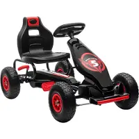 HOMCOM Go Kart mit verstellbarem Schalensitz 370-256V00