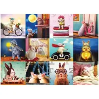 Eurographics Funny Bunnies Puzzel (1000 stukjes)