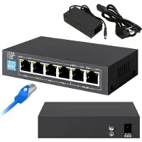 Extralink EX.14305 netwerk-switch Unmanaged L2 Gigabit Ethernet (10/100/1000) Power over Ethernet (PoE) Zwart