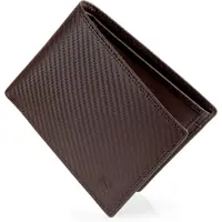 SERASAR Leren Portemonnee [Carbon] - Bruin - met RFID-Bescherming