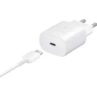 Samsung EP-TA800EWE USB-oplader 25 W 1x USB-C SuperCharge Wit Thuis Zonder kabel, Snellader