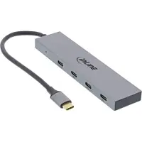 InLine USB hub (USB-C) | 3x USB-C + 1x USB-C PD 100W | USB3.1 10 Gbps | aluminium | 0,15 meter