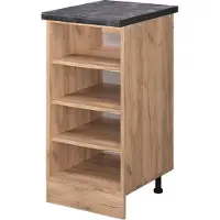 Vicco Keukenrek R-Line Krachtige eik goud 40 cm , WB Antraciet, Model 45782