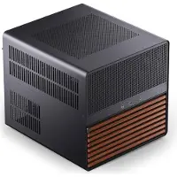 Jonsbo N5, Midi-tower, PC-behuizing, Zwart, ITX, Mini-ATX, ATX, XL-ATX, Staal, Aluminium, Textuur, Gaming