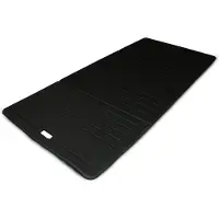 SVELTUS Opvouwbare Mat Polyester/foam Zwart 190 X 90 Cm