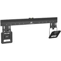 Macleans MC-481 Ultra Flat Slim TV Wall Mount Bracket Holder for 37-80" Flat Curved up to 75kg Max. VESA 600x400 Universal TV Mount Holde