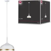 Paulmann Neordic Embla 79628 Hanglamp LED E27 20 W Wit (mat), Goud