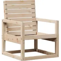 vidaXL Tuinstoel 57,5x63x76 cm massief grenenhout