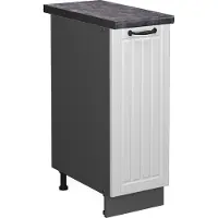 Vicco Fame-Line Apotheekkast – 30 cm, WB Antraciet Wit Landhuis