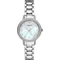 Emporio Armani Analoog horloge zilver / parelwit