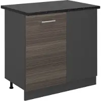 Vicco R-Line Hoekkast – 86 cm, WB Antraciet Edel grijs