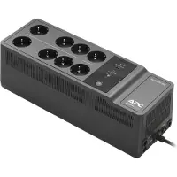 Schneider Electric Back-UPS ES UPS (BE850G2-GR) [850VA /520W, 8x veiligheidsstekker CEE 7, 1x USB-C, 1x USB, overspanningsbeveiliging]