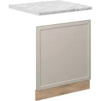 Vicco Fame-Line Frontpaneel – 60 cm, WB Marmer GrijsBeige