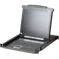 Aten CL1000M-ATA-SG PS/2 VGA 17" LCD Console met Spaans toetsenbord