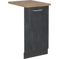 Vicco R-Line Vaatwasserfrontpaneel – 45 cm, WB Eik Zwart beton