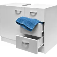 Casaria Wastafelmeubel Neapel Wit 63x54x30cm