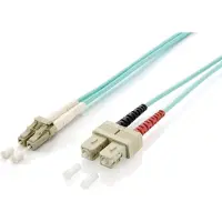 Equip 255313 Glasvezel kabel 3 meter LC SC OM3 turquoise