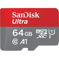 SanDisk 64GB Micro SD Ultra Photo 140MB/s geheugenkaart + adapter