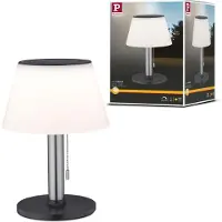 Paulmann 94309 Tafellamp op zonne-energie Energielabel: A (A - G) 0.8 W Warmwit RVS