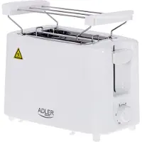 Adler Broodrooster Voor 2 Sneetjes AD 3223 - 900W