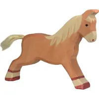 Holztiger Figurine (Lopende paard) - - 80032 - Hout - Handgeschilderd - Europese productie