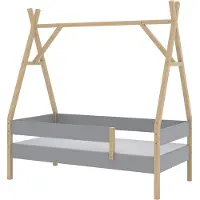 VitaliSpa Bali Tipibed – 80x160 cm met matras Grijs