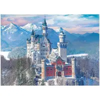 Sonstige Verlage Neuschwanstein Castle in Winter Puzzel (1000 stukjes)