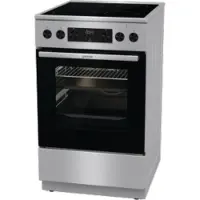 Gorenje GECS5C70XPA - Vrijstaand fornuis - Roestvrijstaal - Knoppen - Sensor - Roestvrijstaal - Front / Top front - Roestvrijstaal