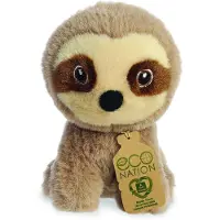 Aurora Pluchen Knuffel - Mini - Luiaard - 13 cm - Luiaard