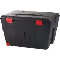 Sporti France EDA 010193, Opbergbox TRAFIC, 200 liter, zwart/rood