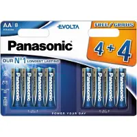 Panasonic penlight batterijen LR6EGE 4+4 (8 stuks) |