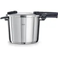 Fissler Hogedrukpan VITAQUICK 8 l, zilver, roestvrij staal, Fissler