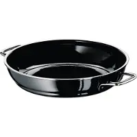 WMF 3201003248, Ronde, universele pan, zwart, Silargan, 1,28 liter, keramisch, geschikt voor elektrische, gas-, halogeen- en inductiekookplaten