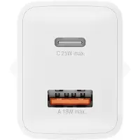 4smarts Ladegerät PDPlug Duos 25W 1C+1A weiß