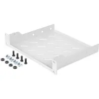 Digitus DN-10-TRAY-2 10 inch Apparaatbodem voor patchkast Met luchtsleuven, Geperforeerd Geschikt voor kastdiepte: vana