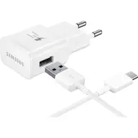Samsung Adaptive Fast Charge Oplader 15W + Usb C Kabel 1,2m Kunststof