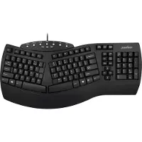 Perixx PERIBOARD-512 US, ergonomisch USB-toetsenbord, zwart