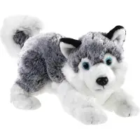 Heunec 277878 MISANIMO Husky, liggende positie, 28 cm, meerkleurig