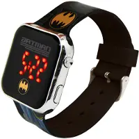 Disney - LED Watch Batman - Kinderhorloge Met LED Display Voor Datum en Tijd - Grijs