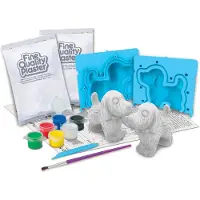 4M Knutselen - Giet En Verf - 3D Puppy Honden - Creatief Speelgoed - 5+