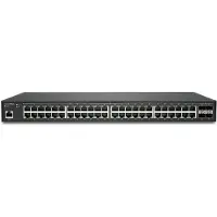 SonicWALL Switch SWS14-48 - Switch - beheerd - 48 x 10/100/1000 + 4 x 10 Gigabit SFP+ - voor montage in een rack - met 3 jaar 24/7 support