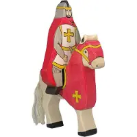 Holztiger Figurine Ridder met Rode Mantel
