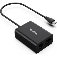 Yealink Module EHS - - EHS60 - Kleur Zwart - Aansluiting Hooftelefoons - Elegante Ontwerp